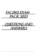 FAC1502 EXAM PACK 2023