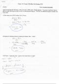 Chem 111 Exam I Problem Set Spring 2021