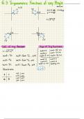 University of Central Florida - MAC 1114C - 6.3 Trigonometric Functions of any Angle Notes - Kwon