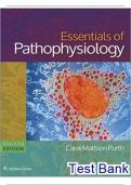 Essentials of Pathophysiology 4th Edition Test Bank