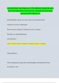 Suicide Risk Care Pathway in The Military Health System Post-Test Questions and Answers Already Passed Latest updated 2023 | Rated A+