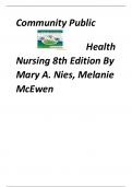 Test Bank For Community Public Health 8th By Mary A. Nies, Melanie McEwen