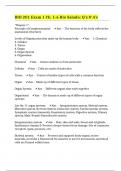 BIO 201 Exam 1 Ch. 1-6 Rio Salado: Q’s & A’s