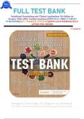 Test Bank for Nutritional Foundations and Clinical Applications 7th Edition by Grodner with 100% Verified Questions 