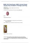 BIOD 152 Final Exam (100% Correct Exam Answer Key) Graded A- Portage Learning