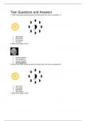 moon phases  Test Questions and Answers