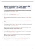 Fire instructor 2 final exam GRADED A 150 QUESTIONS AND ANSWERS     The learning principle that states skills and information practiced or learned most recently are also the best remembered is? - CORRECT ANSWER   Recency    Which law of learning indicates