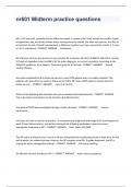 nr601 Midterm practice questions        Mrs. A 65 year told , presented to the office last weeek. A review of her chart reveals she smokes 1 pack of cigarettes a day, and drinks 2 beers every evening since she retired. She does not exercise, she likes to 