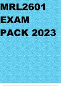 MRL2601 EXAM PACK 2023