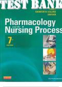 TEST BANK for Pharmacology and the Nursing Process 7th Edition by Linda Lane Lilley, Shelly Rainforth Collins & Julie Snyder  | Complete 58 Chapters