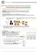 Balancing Chemical Equations Gizmo converted