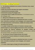 HUD Exam - Avoiding Foreclosure Questions and Answers (2023/2024) (Verified Answers)