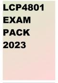 LCP4801 EXAM PACK 2023