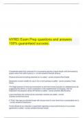   NYREI Exam Prep questions and answers 100% guaranteed success.