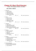 Test bank for medical terminology Chapter 01 (Basic Word Structure) by Chabner: The Language of Medicine, 11th Edition