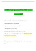 ABMDI Study Questions With 100% Correct Answers 2023