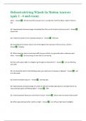 Defensivedriving Wheels In Motion Answers (quiz 1 - 6 and exam)