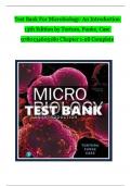 Test Bank For Microbiology: An Introduction 13th Edition by Tortora, Funke, Case 9780134605180 Chapter 1-28 Complete Guide.