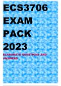 ECS3706 EXAM PACK 2023