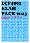 LCP4801 EXAM PACK 2023