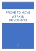 prove 2 move werk in uitvoering