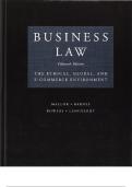 Business Law 15th Edition by Jane P. Mallor -Test Bank