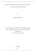 IMPACT OF MOBILE BANKING ON MOBILIZATION OF SAVINGS IN KENYA Latest Verified Review 2023 Practice Questions and Answers for Exam Preparation, 100% Correct with Explanations, Highly Recommended, Download to Score A+