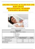 AMANDA STEVENS, 26 YEARS OLD AND BABY GRACE BREASTFEEDING NEWBORN UNFOLDING REASONING