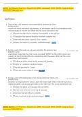 NURS 629Exam Practice Questions With Answers With 100% Guaranteed Success.GRADED A+