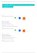  ASM 275 UNIT 1 LAB ANSWERS AND QUESTIONS TOPHAT UNIT 1-2 (1) LATEST 