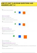 ASM 275 UNIT 1 LAB ANSWERS AND QUESTIONS TopHat Unit 1-2 (1) LATEST