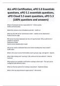 ALL ePO Certification, ePO 5.9 Essentials questions, ePO 5.1 essentials questions