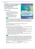 Test Bank for Varcarolis' Foundations of Psychiatric Mental Health Nursing 8th Edition by Margaret Jordan Halter  9780323389679 Chapter 1-36 | Complete Guide A+