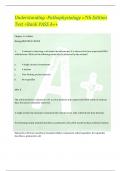 Understanding -Pathophysiology =7th Edition Test =Bank PASS A++ Chapter 1= Cellular  BiologyMULTIPLE CHOICE 1. A student is observing a cell under the microscope. It is observed to have supercoiled DNA with histones. Which of the following would also be o