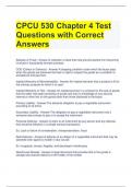 CPCU 530 Chapter 4 Test Questions with Correct Answers 