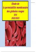 Travaux pratiques __résistance globulaire 