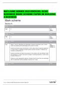 2023 MAY/JUNE SERIES EDEXCEL GCSE BUSINESS MARK SCHEME PAPER 2B BUILDING A BUSINESS