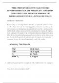 Week 4 primary discussion Case Scenario Hypothyroidism