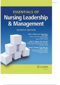 ESSENTIALS OF Nursing Leadership& Management SEVENTH EDITION By sally A Weiss, ruth m. tapeen, Karen a. Grimley (actual  ebook)