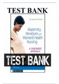 Maternity Newborn and Women’s Health Nursing A Case-Based Approach 1st Edition O’Meara Test Bank