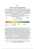 5 VWO Zuren en Basen - Scheikunde samenvatting hoofdstuk 8 en 9 - Chemie Overal 5e editie