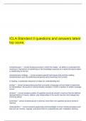   ICLA Standard II questions and answers latest top score.