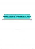 TEST BANK PHARMACOLOGY AND THE NURSING  PROCESS 9TH EDITION LINDA LANE LILLEY, SHELLY  RAINFORTH COLLINS, JULIE S. SNYDER 2023-2024