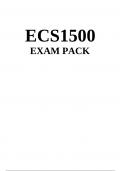 ECS1500 EXAM PACK 2024