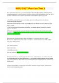  (Top  2024/2025 EXAM REVIEW PAPERS / GRADED A+/ 100%  Accurate)vWGU D027 Practice Test 2 As an advanced practice nurse, you want to learn more about the CDC's initiatives relative to asthma  care and management in order to advocate for asthma sufferer