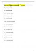 POLYATOMIC IONS Di Pasquo