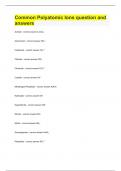 Common Polyatomic Ions question and answers