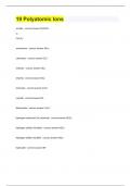 Polyatomic Ions Questions & Detailed Answers 2024