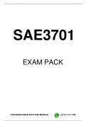 SAE3701 EXAM PACK 2024