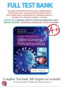 Test bank For Huether and McCance's Understanding Pathophysiology, Canadian 2nd Edition by Kelly (2023/2024), 9780323778848, Chapter 1-42 Complete Questions and Answers A+